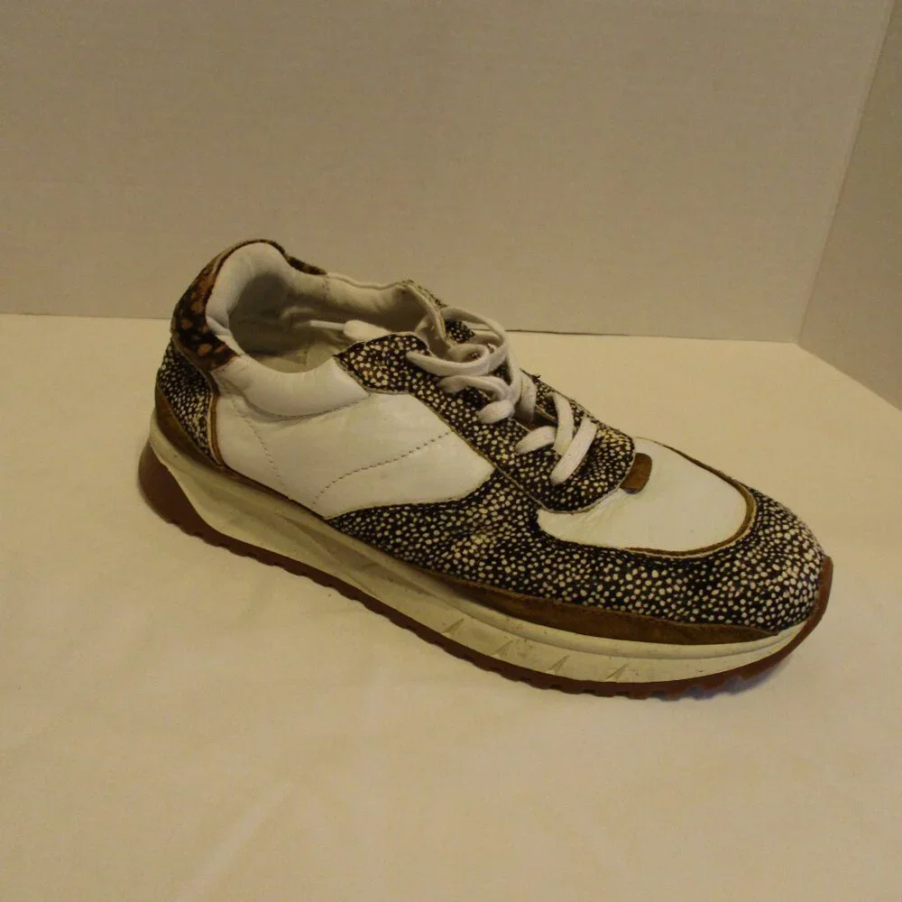 Madewell Shoes Woman Size 10 Black Cream Brown White Outdoors Walking Shoes